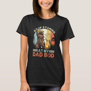 Camiseta Papá Bebe De Oso - Deja De Mirar A Mi Papá B
