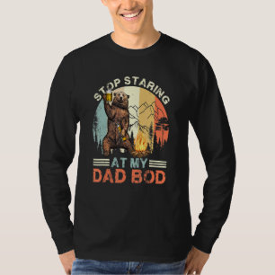 Camiseta Papá Bebe De Oso - Deja De Mirar A Mi Papá B