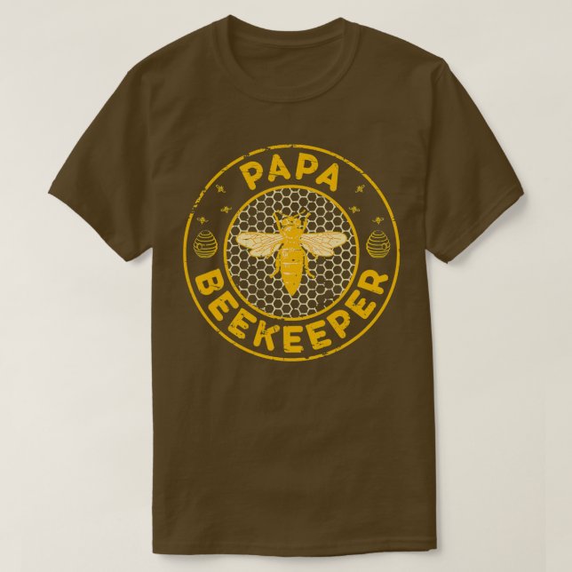 Camiseta Papa Beekeeper Bee Whisperer Padres con problemas  (Diseño del anverso)