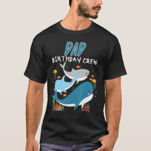 Camiseta Papá Birthday Sea Animal Crew Marine Biological Oc