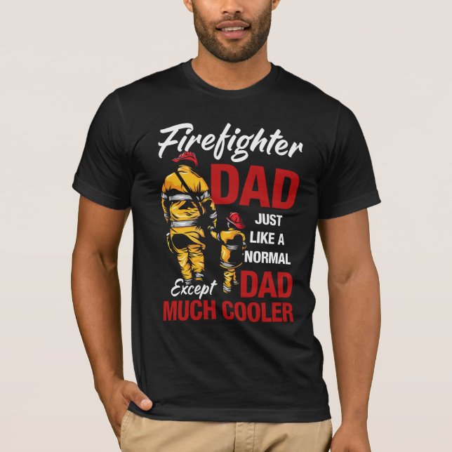 Camiseta Papá Bombero (Anverso)