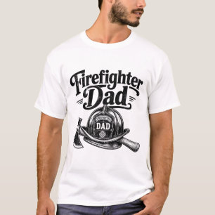 Camiseta Papá Bombero – Héroe, Protector, Leyenda