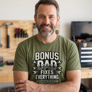 Camiseta Papa Bonificación Arregla Todo Día del Padre Mano