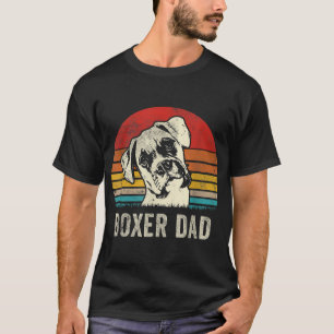 Camiseta Papá Boxer Vintage Regala Papá Perro Padre