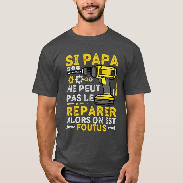 Camiseta Papa bricoleur (Anverso)