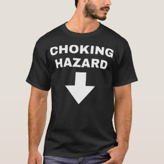 Camiseta Papá bromista peligro de asfixia