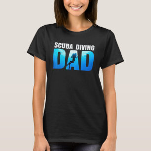 Camiseta Papá buceo con escafandra autónoma Snorkel Buceo l