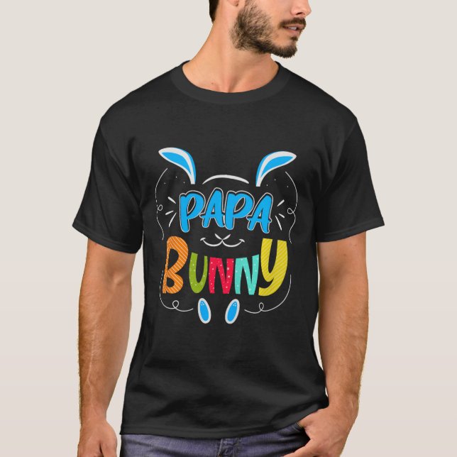 Camiseta Papa Bunny Premium Tri-blend  (Anverso)