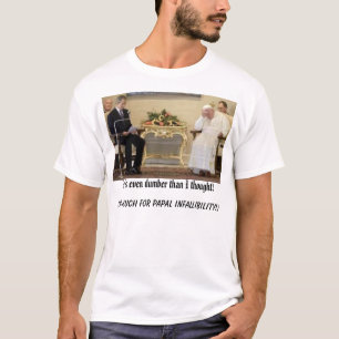 Camiseta ¡papa-Bush, él es incluso más mudo que pensamie