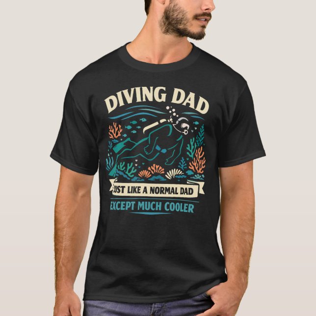 Camiseta Papa Buzo Como Un Papa Normal (Anverso)