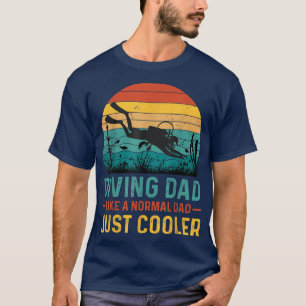 Camiseta Papá buzo como un papá normal, solo que más genial