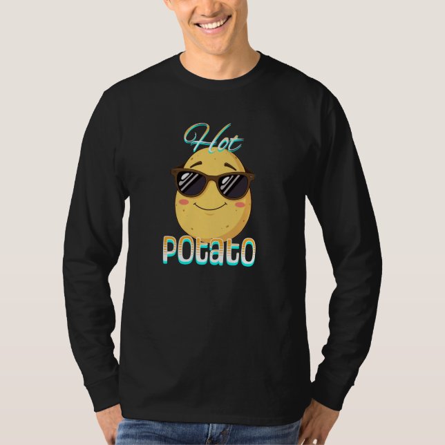 Camiseta Papa caliente | Gracioso Pun de Papa (Anverso)