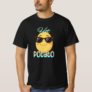 Camiseta Papa caliente   Gracioso Pun de Papa
