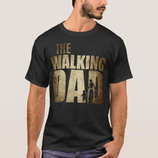 Camiseta Papa Caminando Papa Para Cumpleaños Del Padre