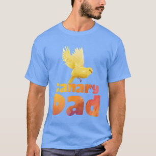Camiseta Papá Canarios propietario Amante de Aves Hombres D