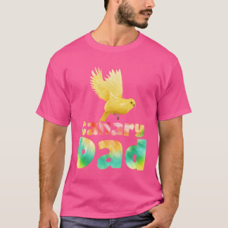 Camiseta Papá Canarios propietario Amante de Aves Hombres D