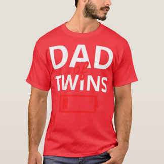 Camiseta Papá Cansado De Los Gemelos II