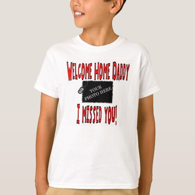 Camiseta Papá casero agradable personalizado del USMC (Anverso)