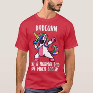Camiseta Papá, Chica de unicornio, ropa de cumpleaños