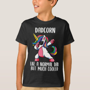 Camiseta Papá, Chica de unicornio, ropa de cumpleaños, papá