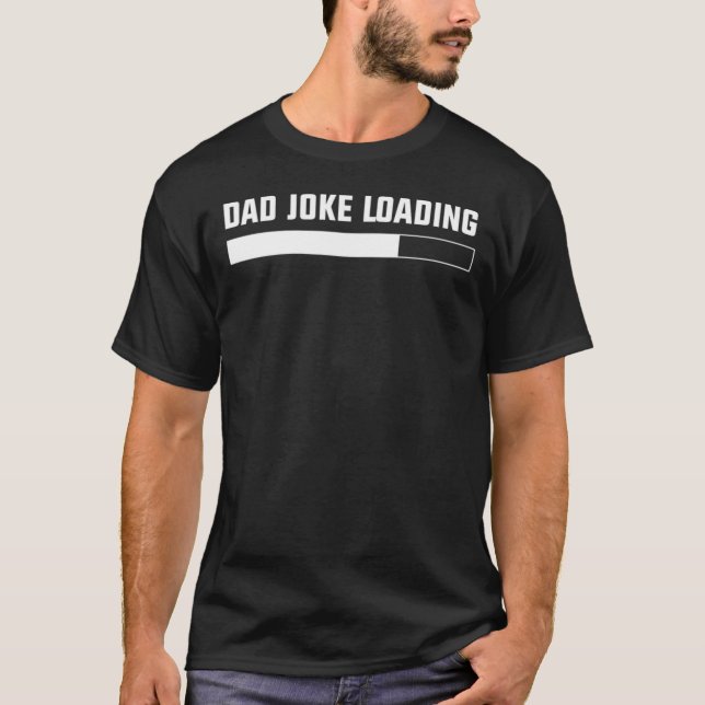 Camiseta Papá Chiste cargando el día del padre (Anverso)