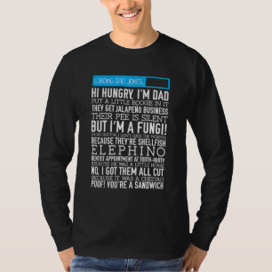 Camiseta Papá Chistes chistoso regalo de padre cargando pun