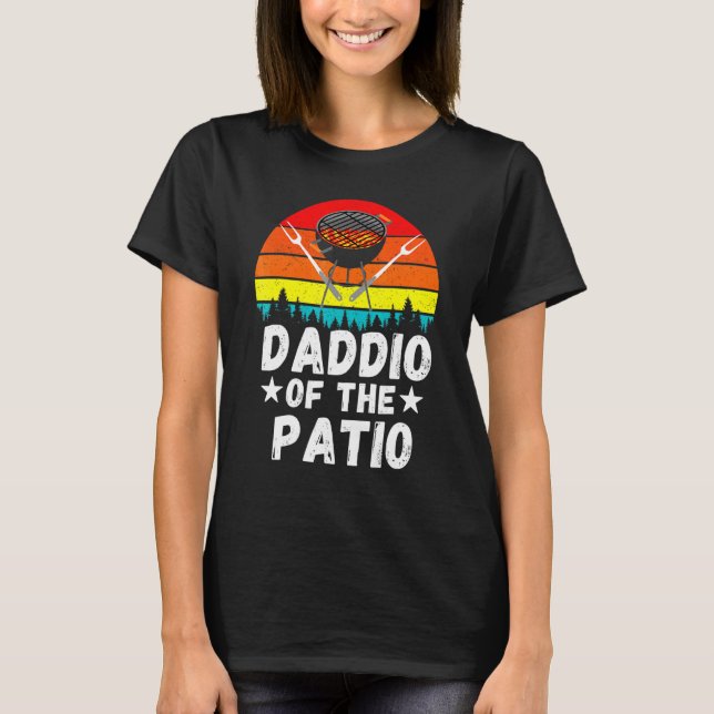 Camiseta Papá Chistes Daddio Del Marido Del Patio (Anverso)