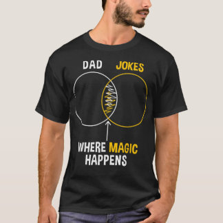 Camiseta Papá Chistes Graph Chart Divertido papá