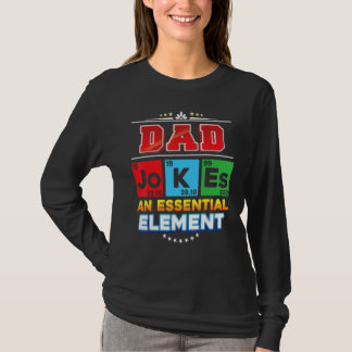 Camiseta Papá Chistes Un Elemento Esencial De La Falla De T
