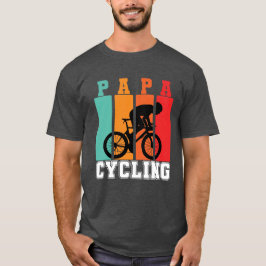 Camiseta Papa Ciclismo Papá Bicicleta Lover Guay Bicycling