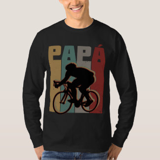 Camiseta Papá Ciclista Vintage Día del padre en Español