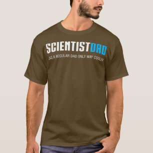 Camiseta Papá, científico masculino, regalo gracioso del dí
