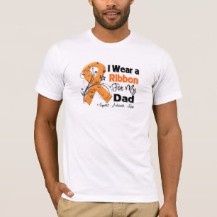 Camiseta Papá - cinta de la leucemia