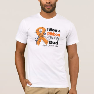 Camiseta Papá - cinta de la leucemia