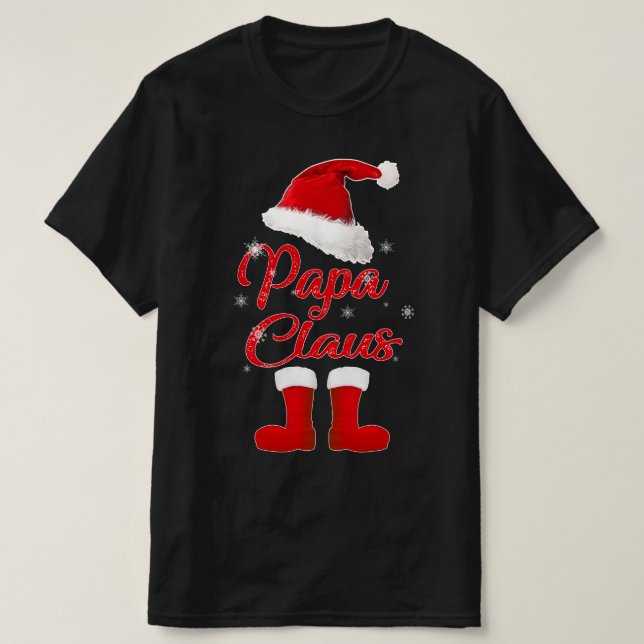 Camiseta papa claus (Diseño del anverso)