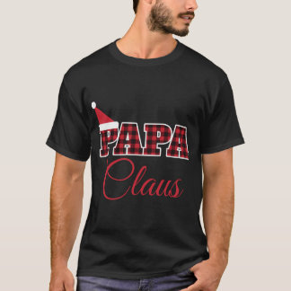 Camiseta Papa Claus Buffalo Cuadros Combinación Familia Nav