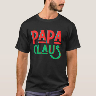 Camiseta Papá Claus iguala a los feos Navidades de la famil