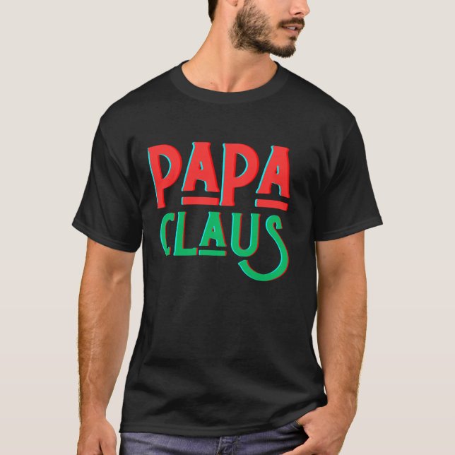 Camiseta Papá Claus iguala a los feos Navidades de la famil (Anverso)