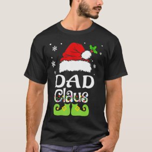 Camiseta Papá Claus La Familia Coincide Con Papá Claus Paja