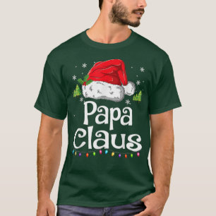 Camiseta Papa Claus Navidades Camisas Pajama