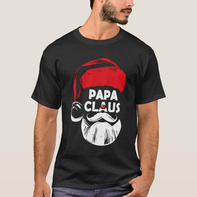Camiseta Papa Claus Navidades Camisas Pajama (Anverso)