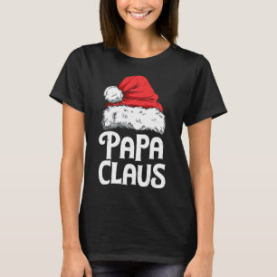 Camiseta Papá Claus Navidades Papá Papá Papá Papá Papá Fami