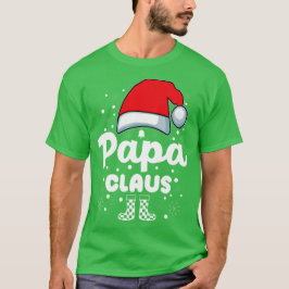 Camiseta Papa Claus Santa Hat Navidades