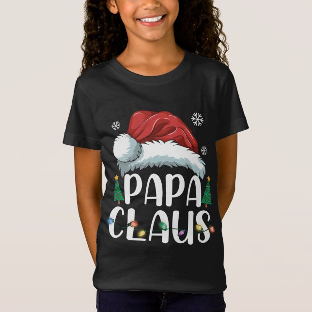 Camiseta Papa Claus Santa Navidades coincidiendo con la fam (Anverso)