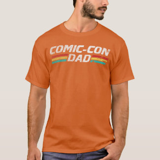 Camiseta Papá ComicCon estilo retro de los 80 angustiado fa