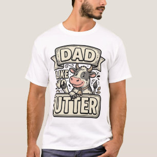 Camiseta Papá como ninguna otra vaca divertida diseño vecto