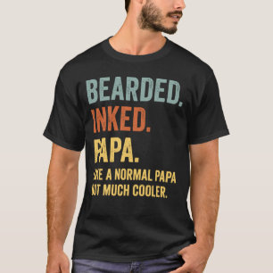 Camiseta Papa con Barba y Tatuajes