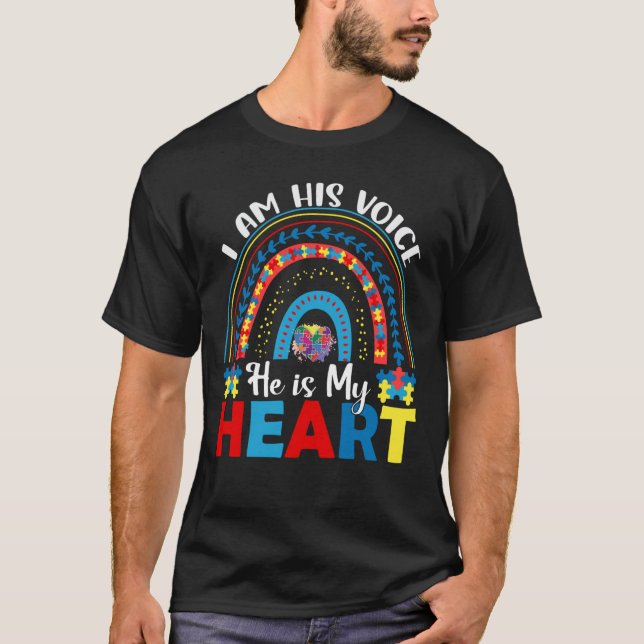 Camiseta Papá con Conciencia del Autismo (Anverso)