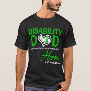Camiseta Papá con discapacidad crió al mío
