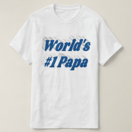 Camiseta Papa con el texto azul marino T-Shirt